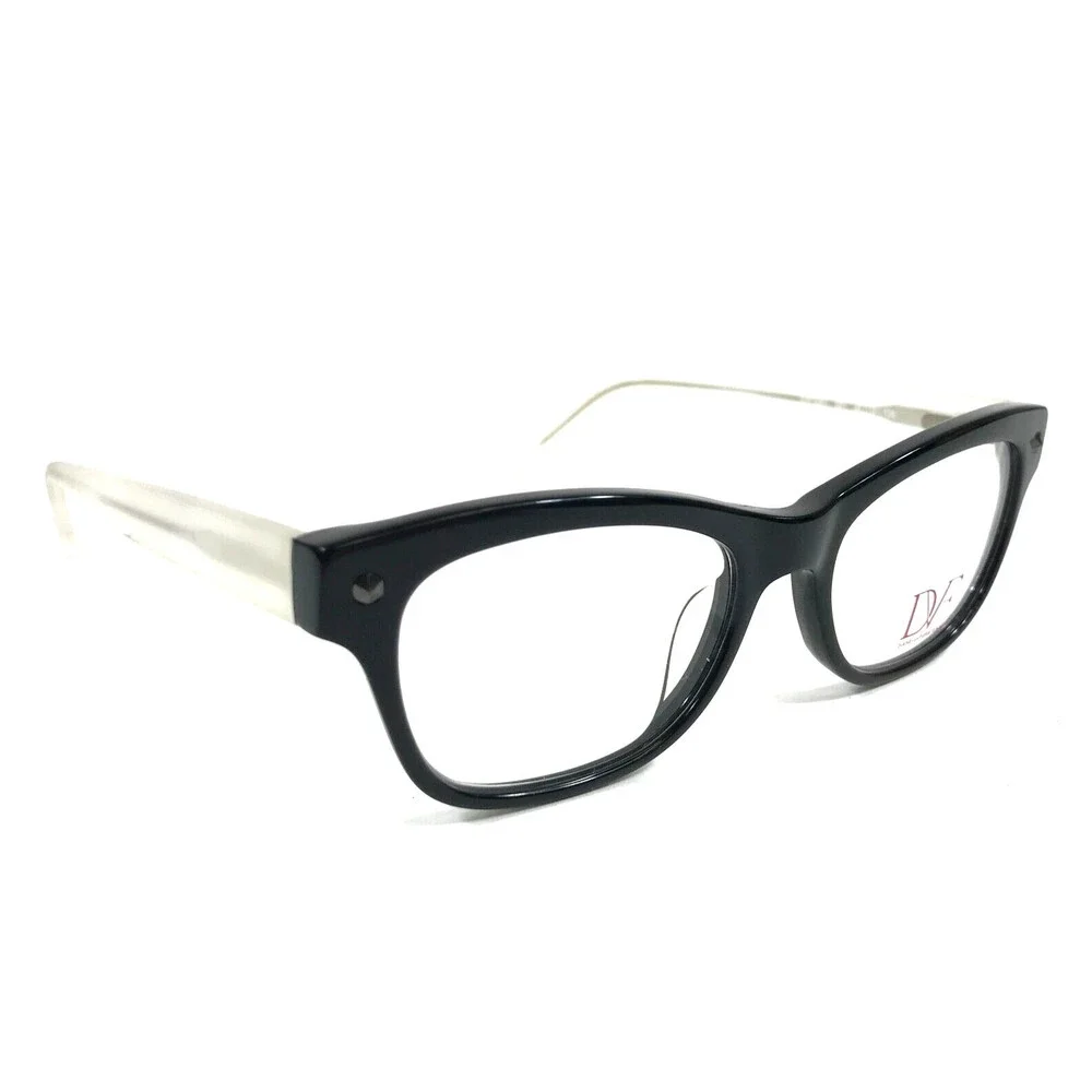 Diane Von Furstenberg Eyeglasses Frames DVF5061 001 Black Clear Square 48-17-135
